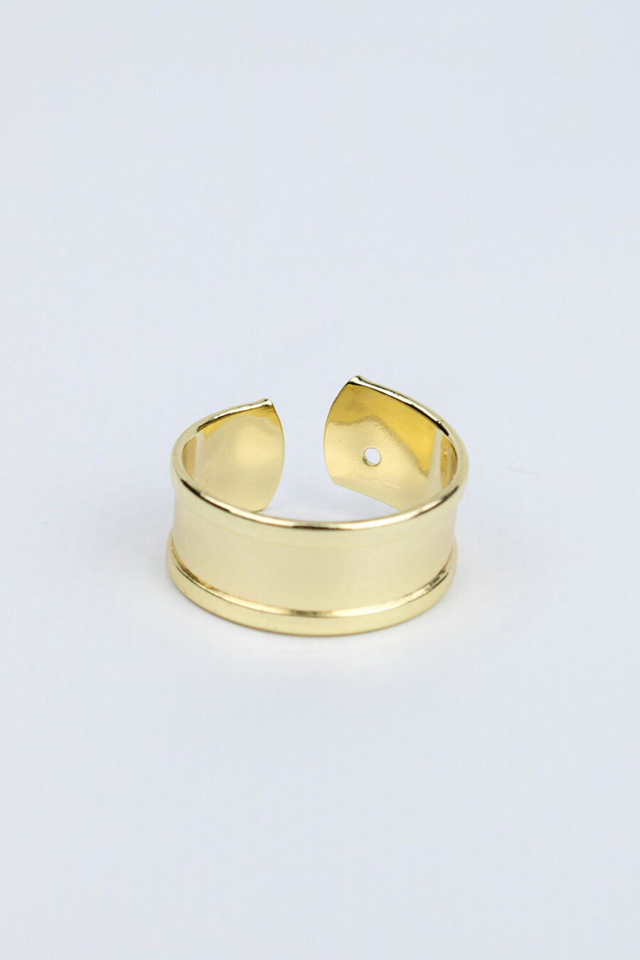 Δαχτυλίδι μεταλλικό χρυσό