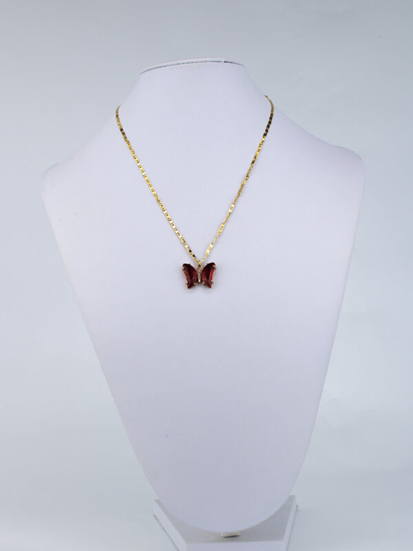 Κολιέ Butterfly effect red